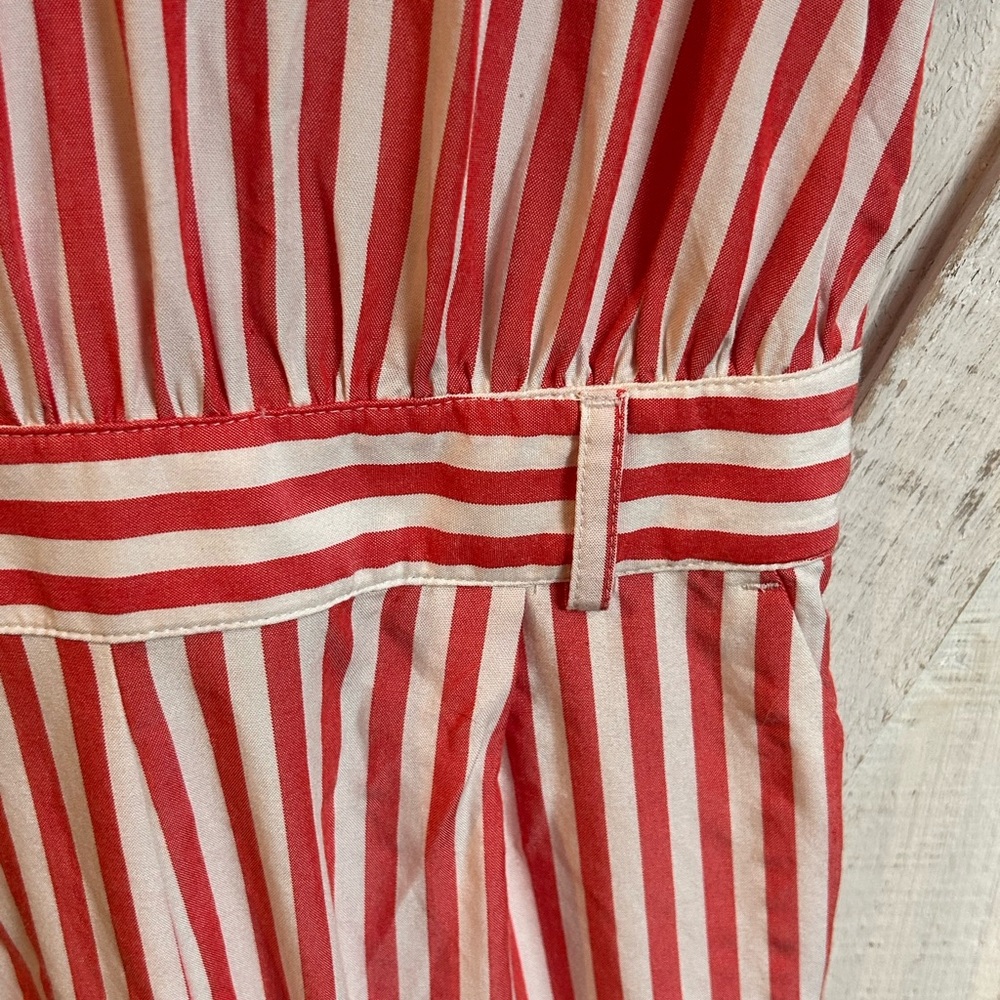 LOFT Striped Tie Shorts Romper - Picture 5 of 9